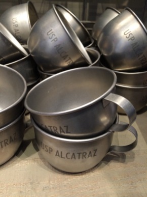Tin cups from Alcatraz